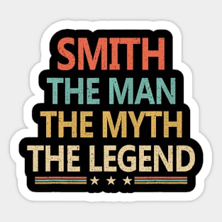 Smith The Man The Myth The Legend Sticker